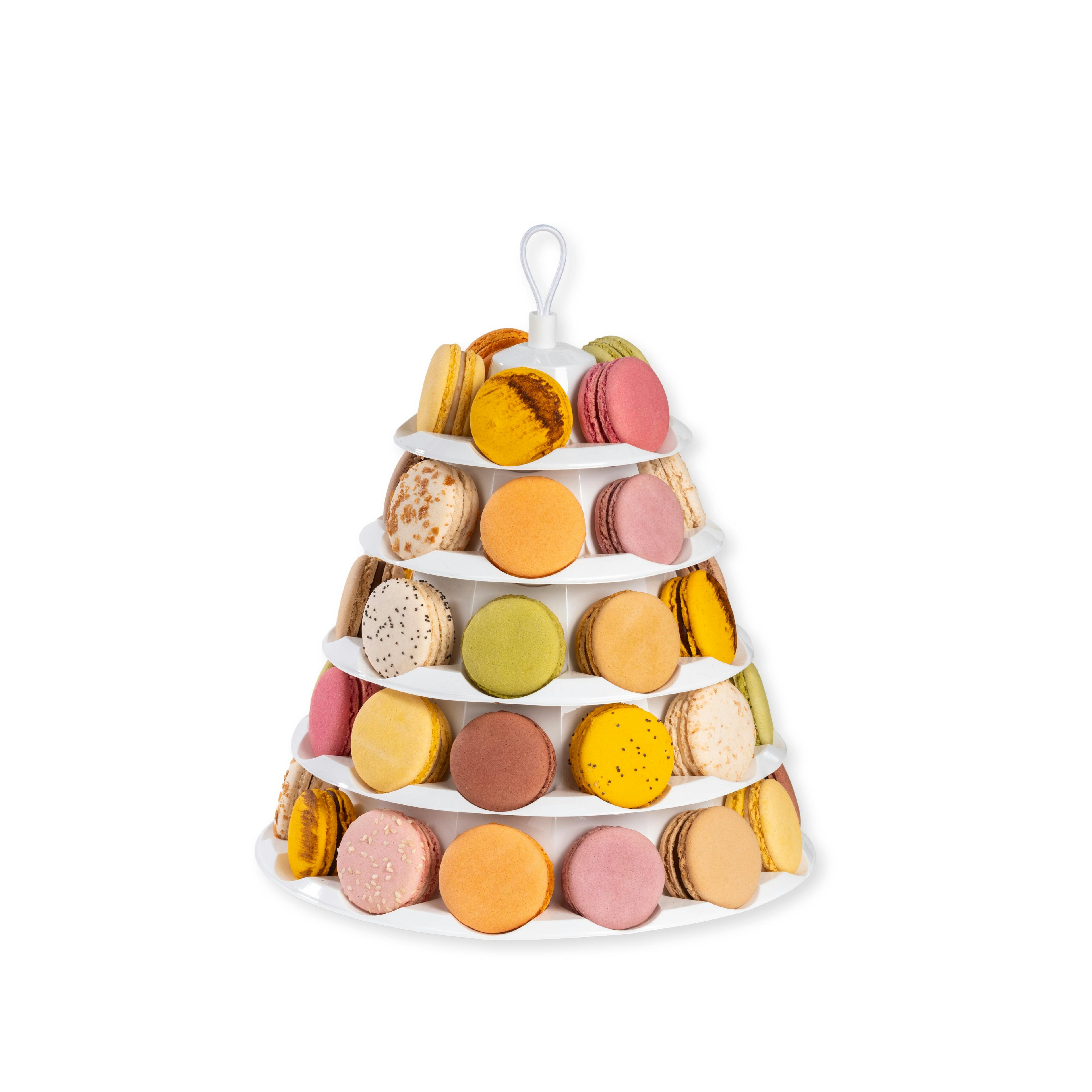 Pyramide 45 macarons - Vincent Vallée chocolatier champion du monde