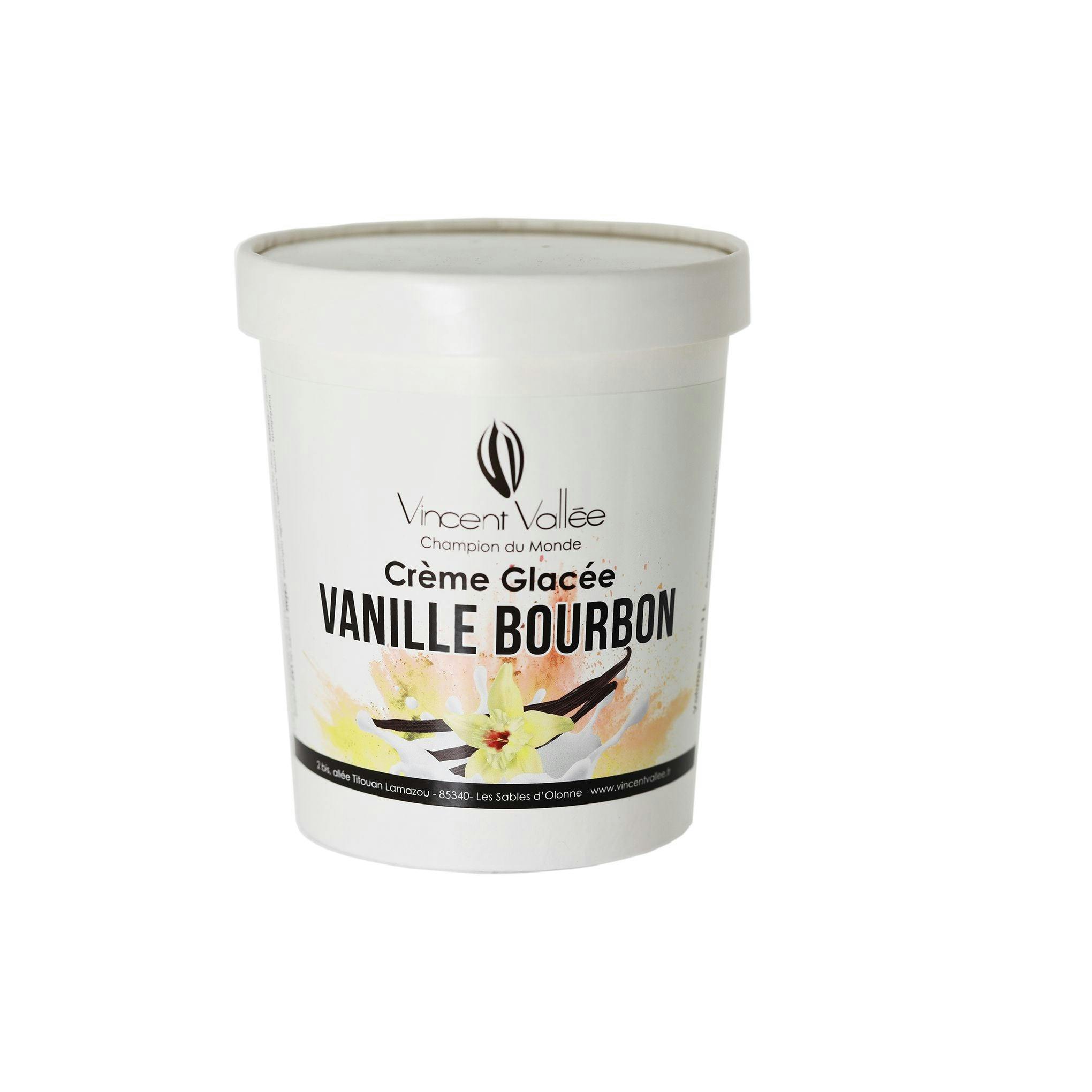 Crème glacée Vanille Bourbon - Vincent Vallée chocolatier champion du monde