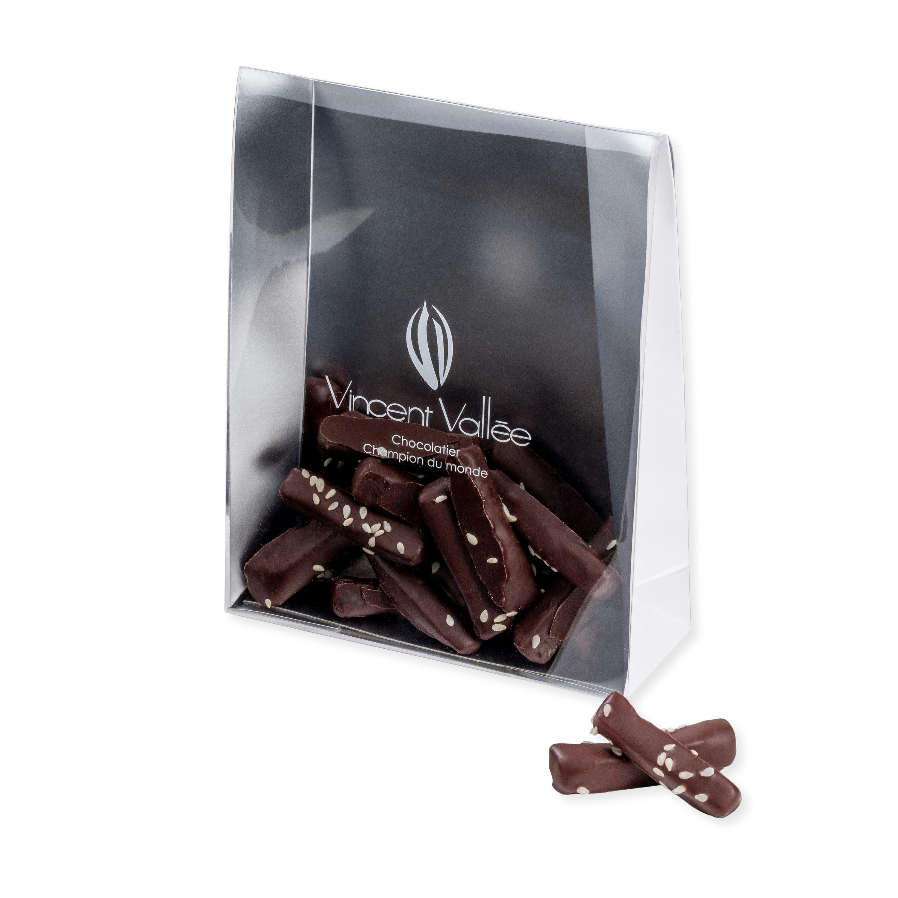 Gingembrettes chocolat 70% - Vincent Vallée chocolatier champion du monde
